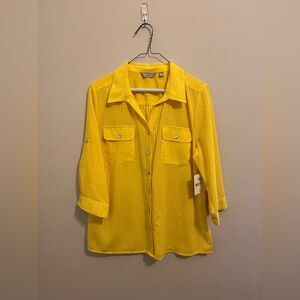 Coral Bay Sunny Yellow Top PL